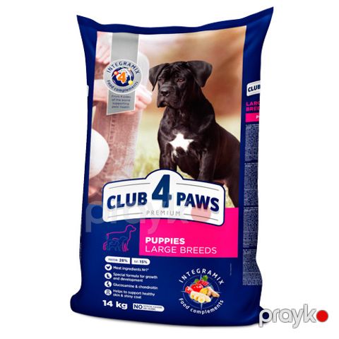 Quru yem Club 4 Paws Chicken, küçüklər üçün, 14 kq — Bakı