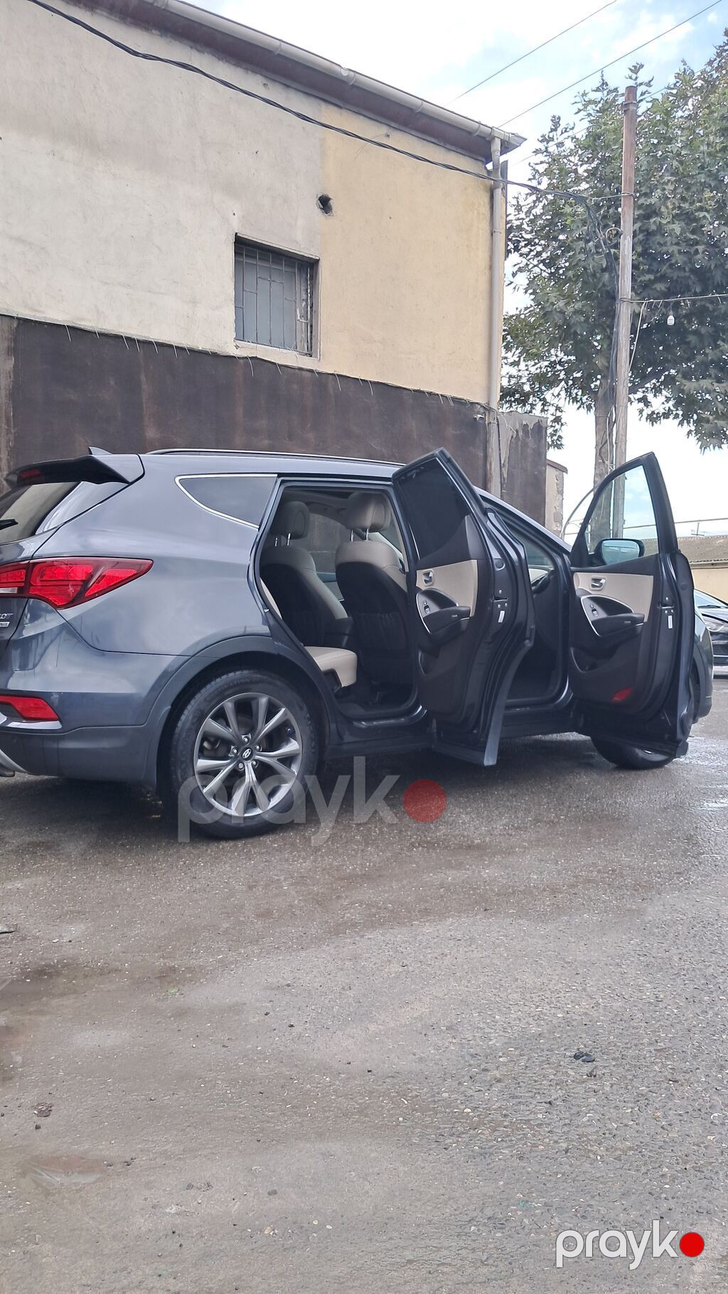 Hyundai Santa Fe: 2 l 2016 il Krossover 88-DR-710 — Avtomobillər, Masazır (10)