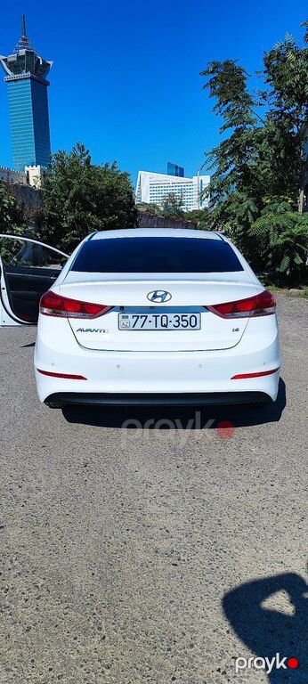 Hyundai Elantra, 1.6 L, 2017 il, 179 000 km 77-TQ-350 — Avtomobillər, Bakı (2)