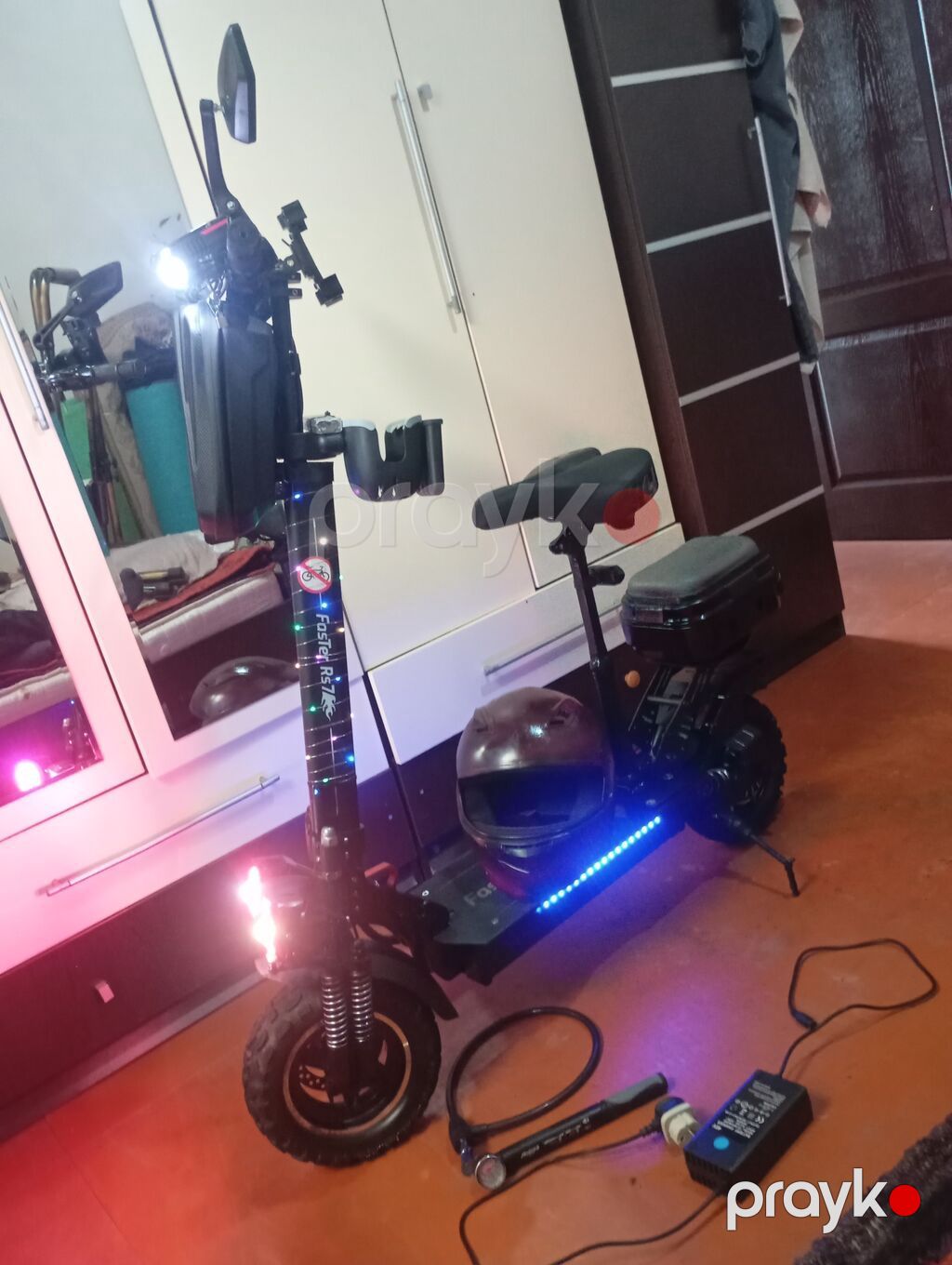 Elektrik skuter – Faster RS7 tipli, güclü off-road təkərlər və ikili — Skuterlər, Digah (9)