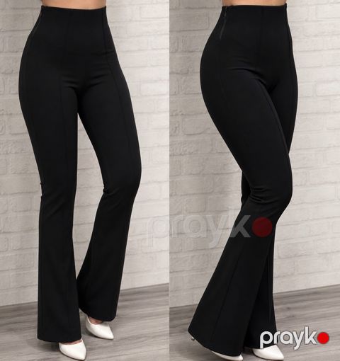 Klassik şalvar qadınlar üçün 2315259, qara, parça, ölçü 40 — Bakı