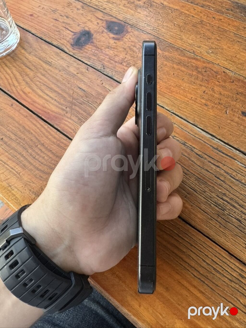 IPhone 15 Pro, 128 GB, Qara, Simsiz şarj — Apple iPhone, Gəncə (5)