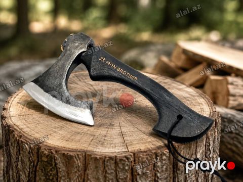 Balta N16004-330 Peşəkar Survival Balta – Kompakt Taxta Saplı Bu — Bakı
