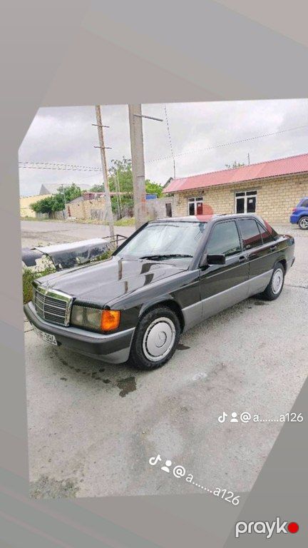Mercedes 190, 2.0 L, 1990 il, 258 639 km — Avtomobillər, Şəmkir (5)
