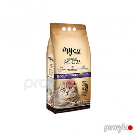 Topalaşan doldurucu pişiklər üçün doldurucu My Cat Lavanda 5 l — Bakı