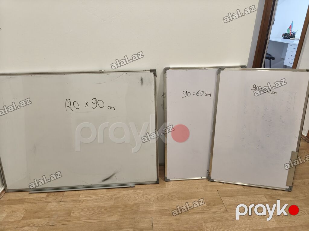 Maqnitli marker taxtaları Ölçülər: - 120 x 90 sm - 90 x 60 sm (2 — Mallar, Bakı (2)