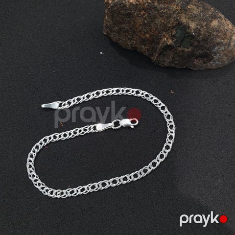 Qolbaq kişilər üçün 01, gümüş 925 əyar — Bakı