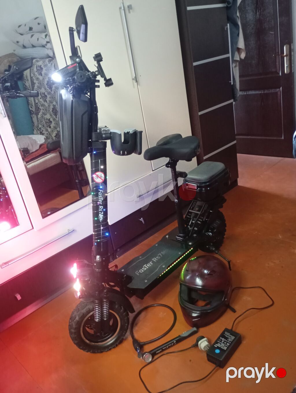 Elektrik skuter – Faster RS7 (aksesuarlarla) Özəlliklər: - Güclü — Skuterlər, Digah (10)