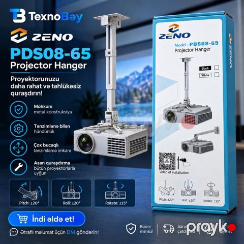 Proyektor kronşteyni Zeno PDS08-65 — Bakı