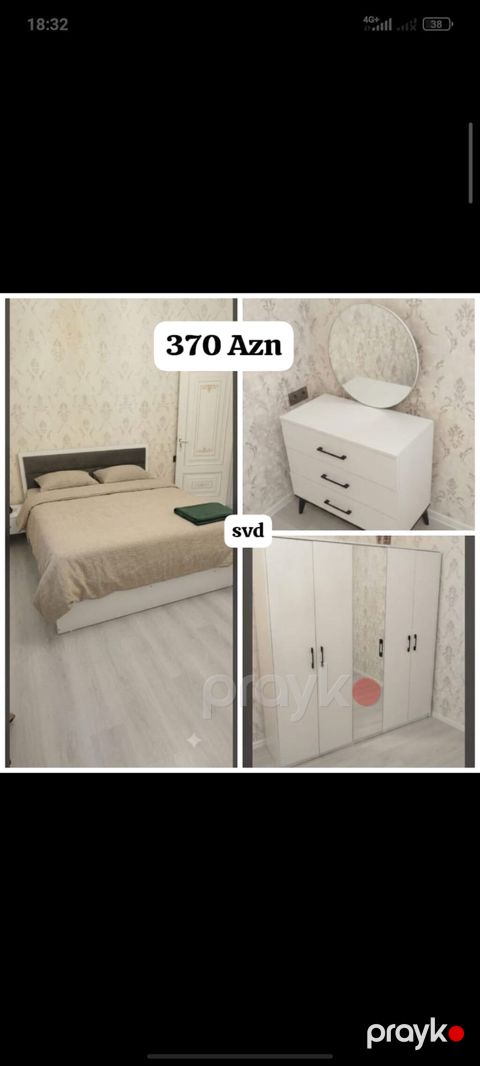 Kamod Dolab Taxt 370 Azn sonu. ela veziyyetde matras daxil. unvan — Bakı
