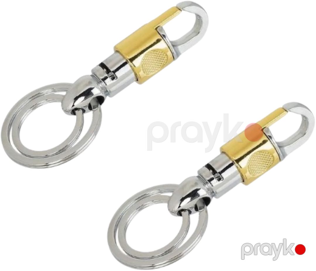 Açar üçün brelok XDM 857, gümüşü/qızılı, metal, 40 mm, 1 əd — Mallar, Bakı