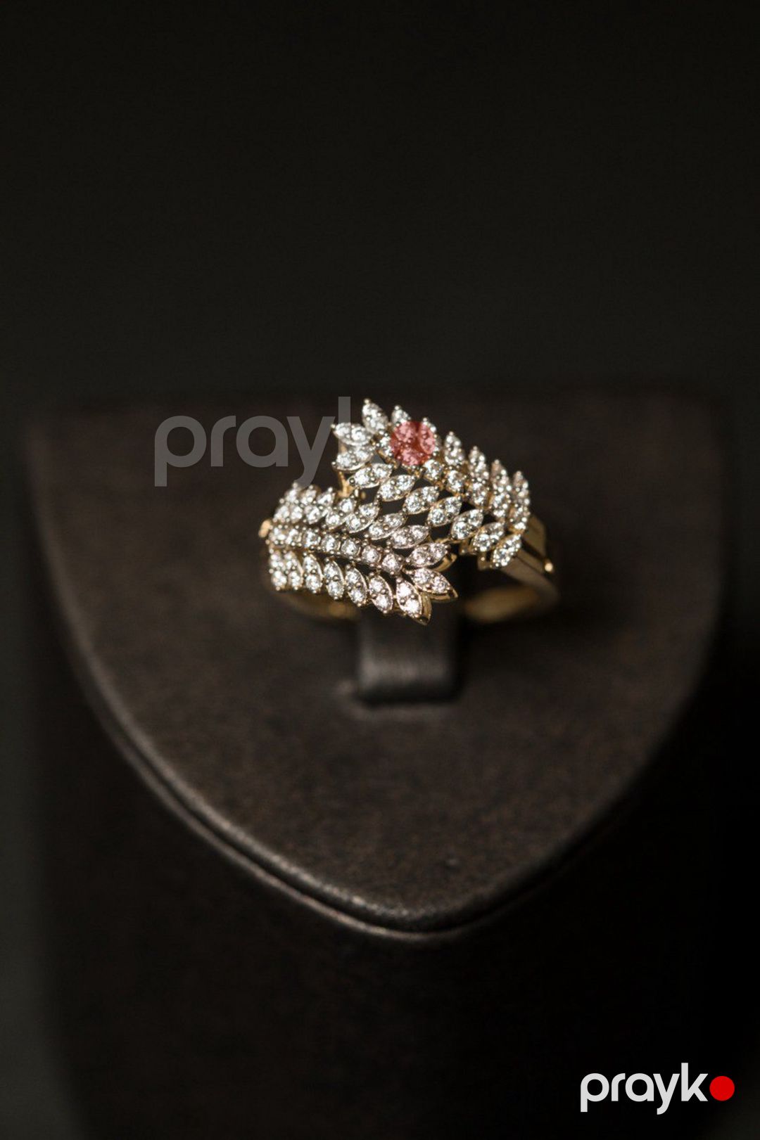 Qadın üzük Habibi Jewellery HJ434, qızıl 585 əyar — Mallar, Bakı (2)