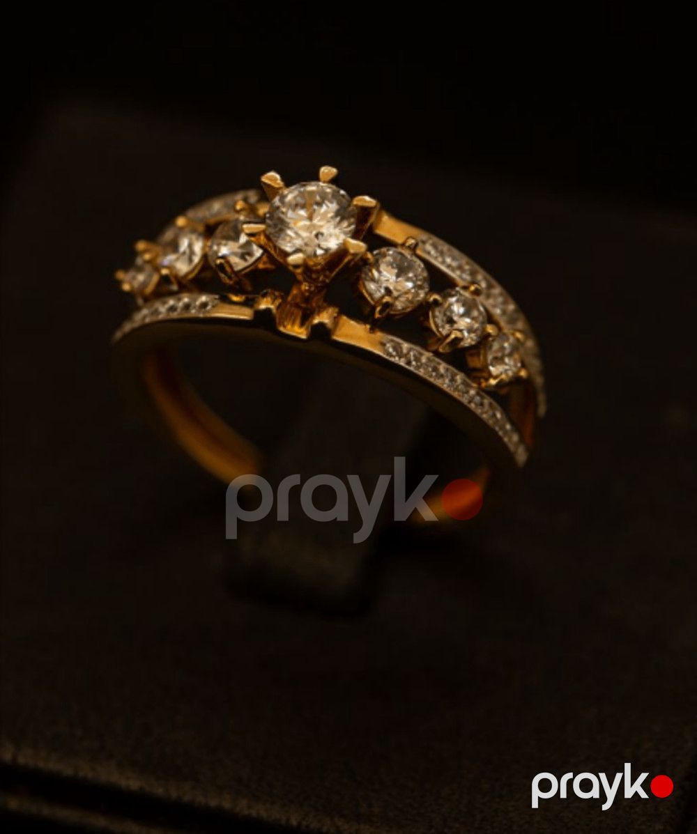 Üzük qadınlar üçün Habibi Jewellery HJ512, qızıl 585 əyar — Mallar, Bakı (2)