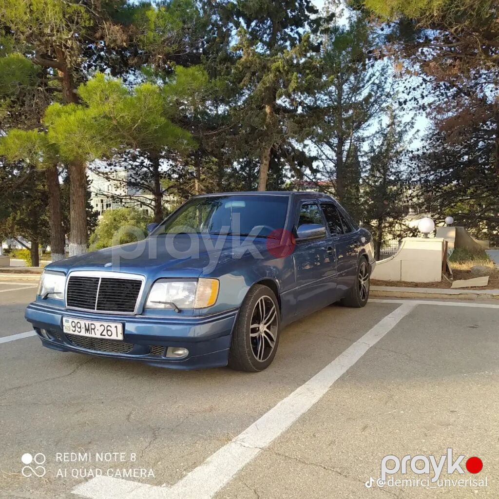 Mercedes-Benz sedan – satılır - Korpus: klassik W124 gövdə, tünd mavi — Avtomobillər, Astara (5)