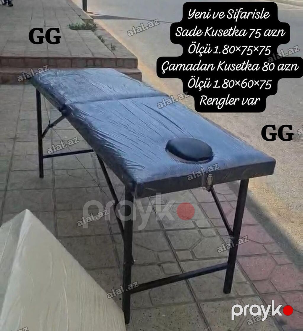 Masaj üçün kuşetkalar - Sade kuşetka – 75 AZN Ölçü: 1.80 75 75 — Şəxsi əşyalar, Sumqayıt (2)