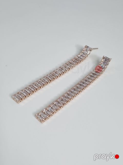 Qadın sırğaları SR16128R-0080E qızılı — Bakı
