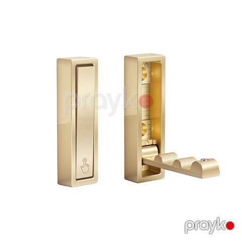 Divarüstü açar qabı metal, qızılı, 2x2x7 sm — Bakı