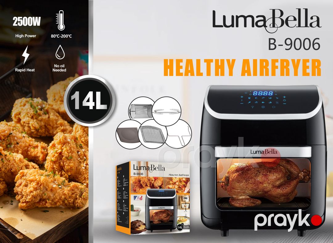 Sokany İkiqat Korpa Air Fryer – 10/11/12L, İki Müstəqil Bölmə, Böyük Tutumlu və İki Zonalı — Digər mətbəx texnikası, Bakı (3)