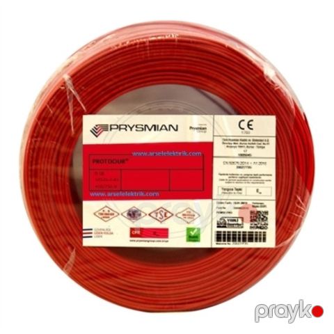 Kabel "prysmıan yanmaz nyaf H07Z1-K 1x6 mm" — Bakı