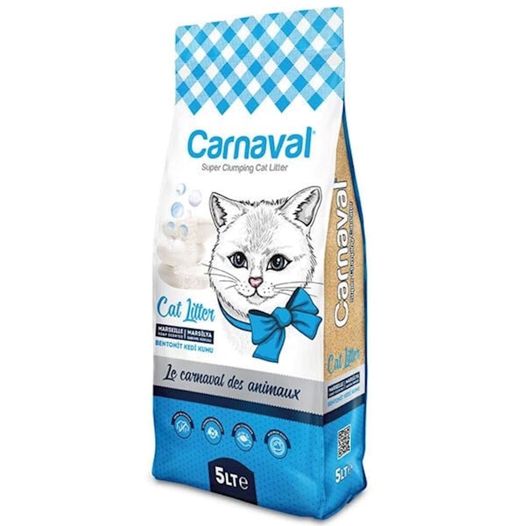 Pişiklər üçün topalanan doldurucu Carnaval Marseille Soap, 5 l — Mallar, Bakı