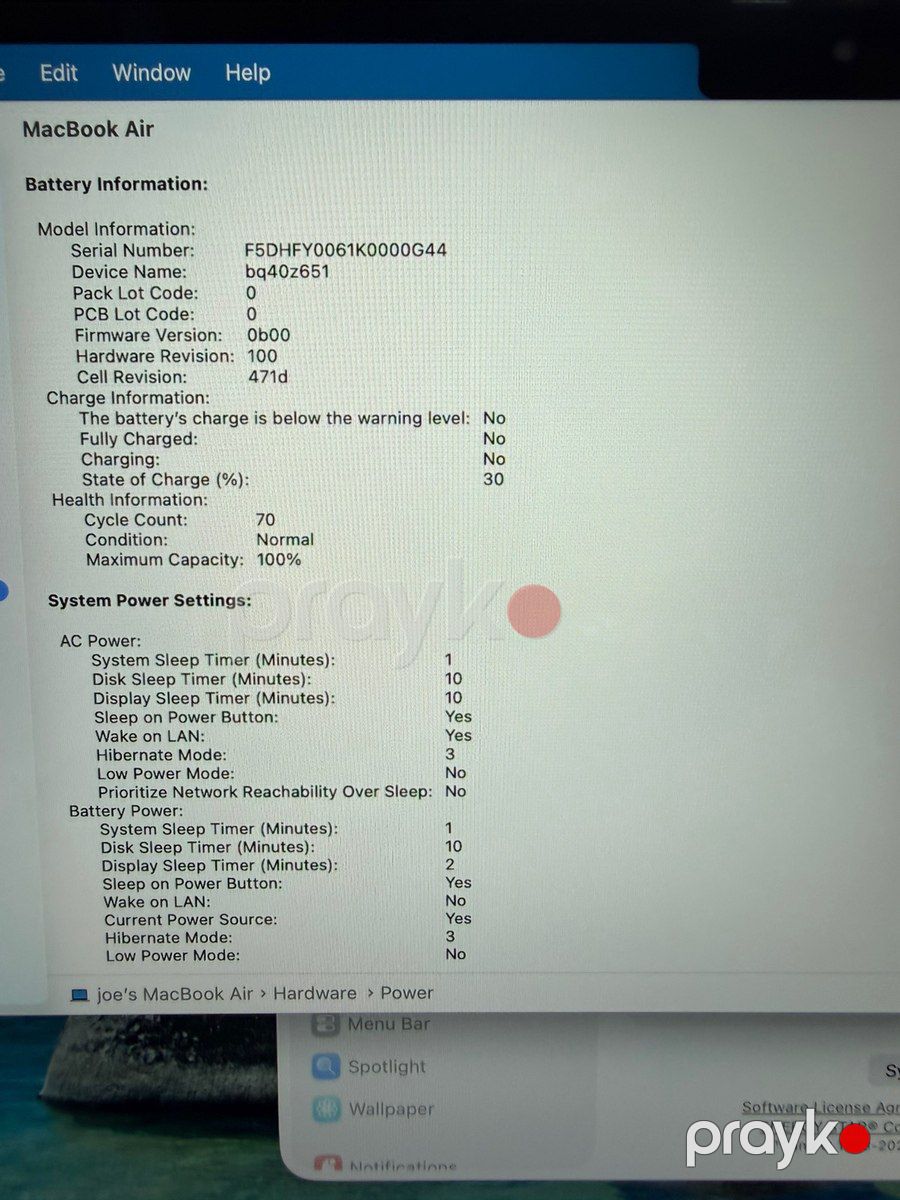 Apple MacBook Air 13.6inch M4 24/2TB Starlight — Noutbuklar, Bakı (4)