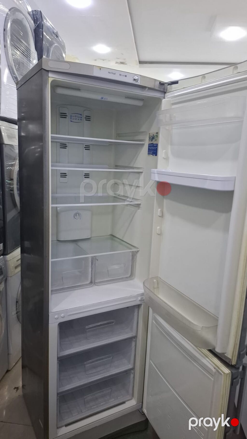 Indesit iki qapılı soyuducu-donldurucu - Rəng: metalik boz (inox — Soyuducular, Bakı (2)