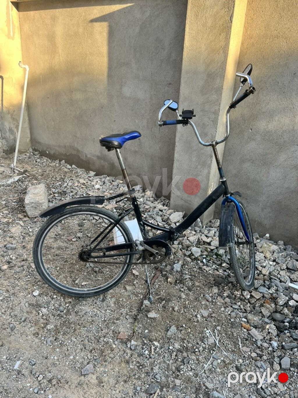 Şəhər tipli velosiped - Rəng: qara-göy - Korpus: aşağı keçidli — Yol velosipedləri, Digah (2)