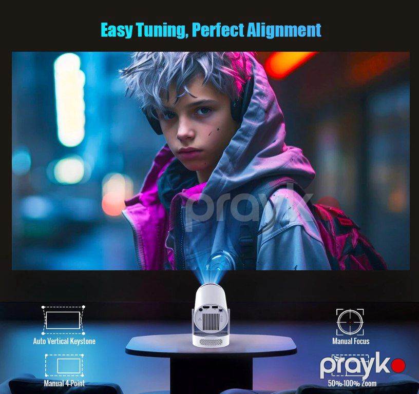 Proyektor "Magcubic 4K Pro Plus" — Səs texnikası, Bakı (3)