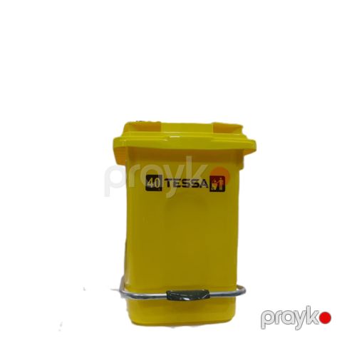 Zibil qabı Tessa, pedallı, sarı, 40 l — Bakı
