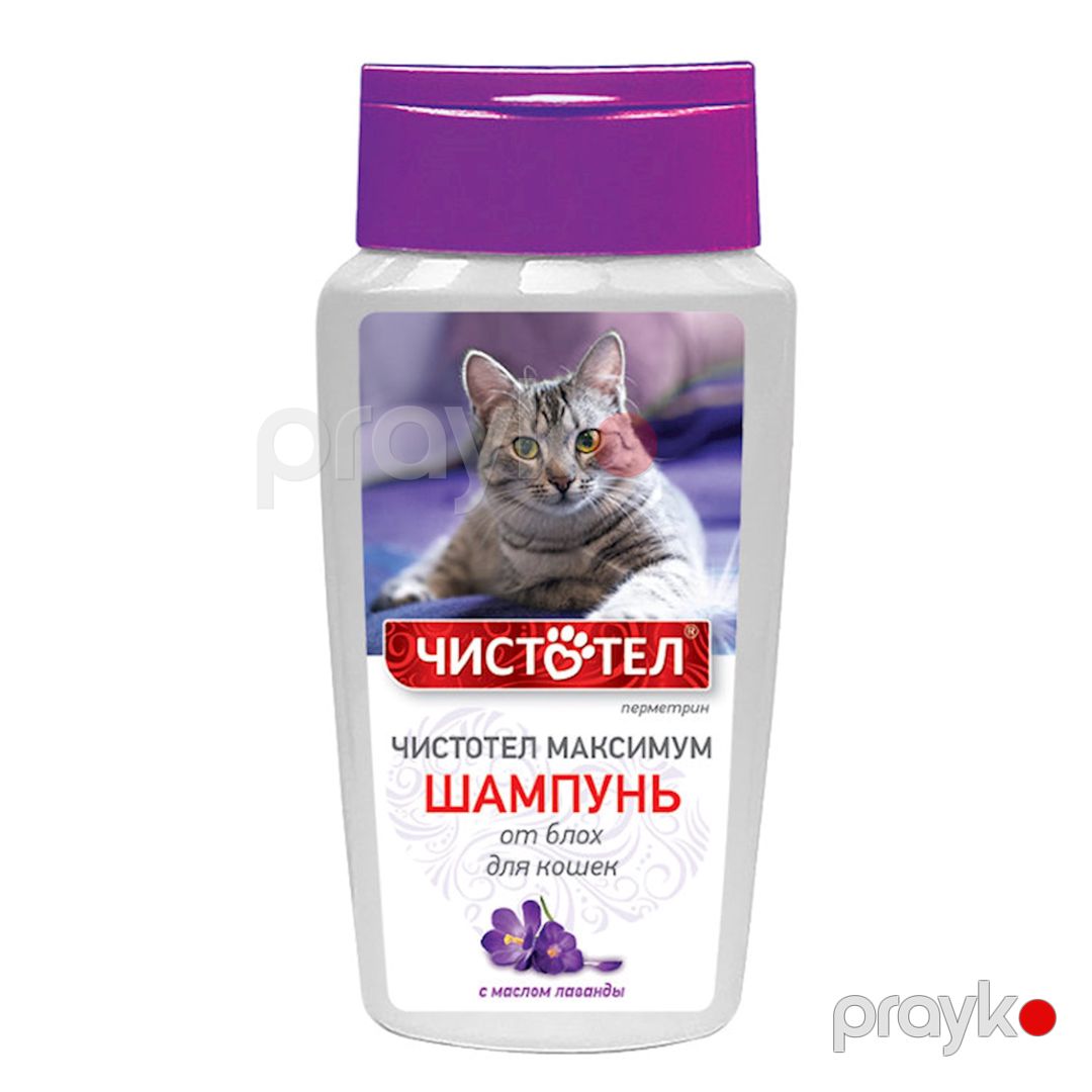 Şampun "Чистотел" Maksimum, pişiklər üçün, gənə əleyhinə, 180 ml — Mallar, Bakı