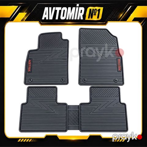 Opel Astra H 2004-2014 üçün salon rezin ayaqaltı Opel Astra H — Bakı