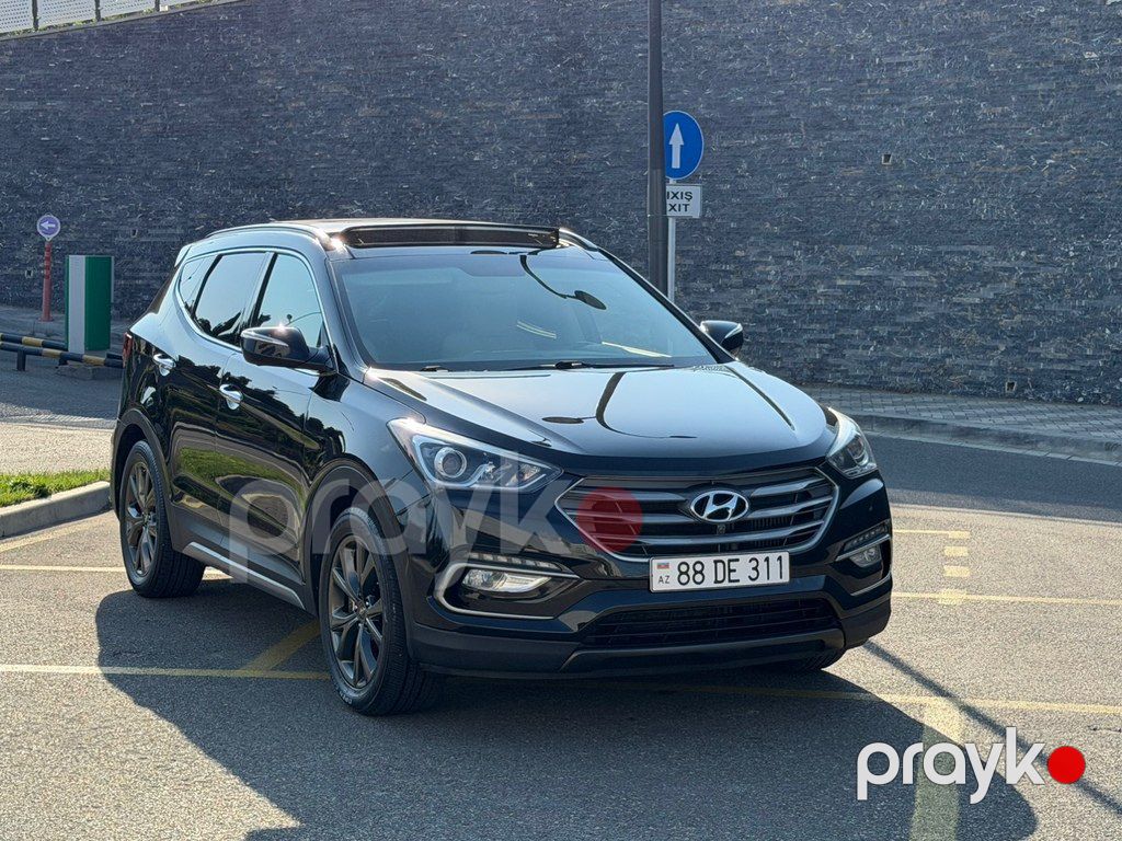 Hyundai Santa Fe, 2.0 L, 2017 il, 105 000 km — Avtomobillər, Bakı (4)