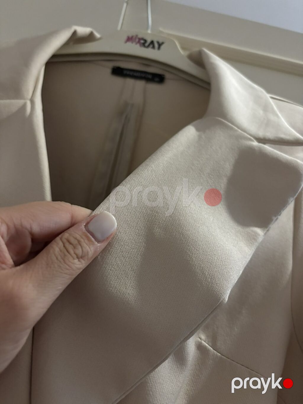 Brend: Trendyol Model: Blazer stilli mini don - Rəng: bej/şampan — Axşam paltarları, Bakı (3)