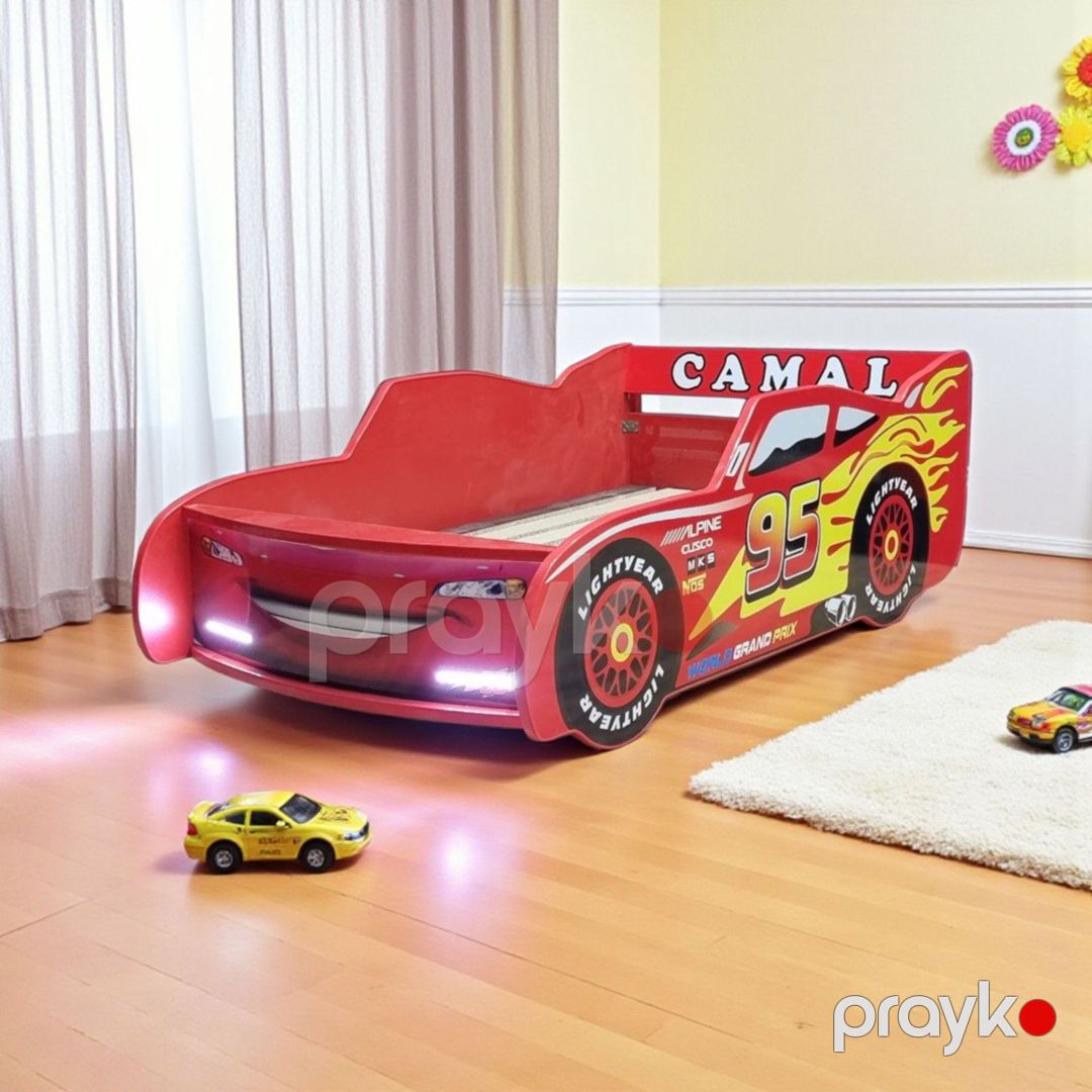 Uşaq çarpayısı "Simsek mcqueen" — Mebel, Bakı (2)