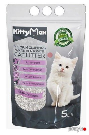 Pişik tualeti üçün doldurucu Kitty Max Lavender, 5 L — Bakı