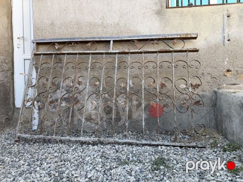 Dəmir barmaqlıq paneli - Material: qalın metaldan (dövülmə elementli) — Masazır
