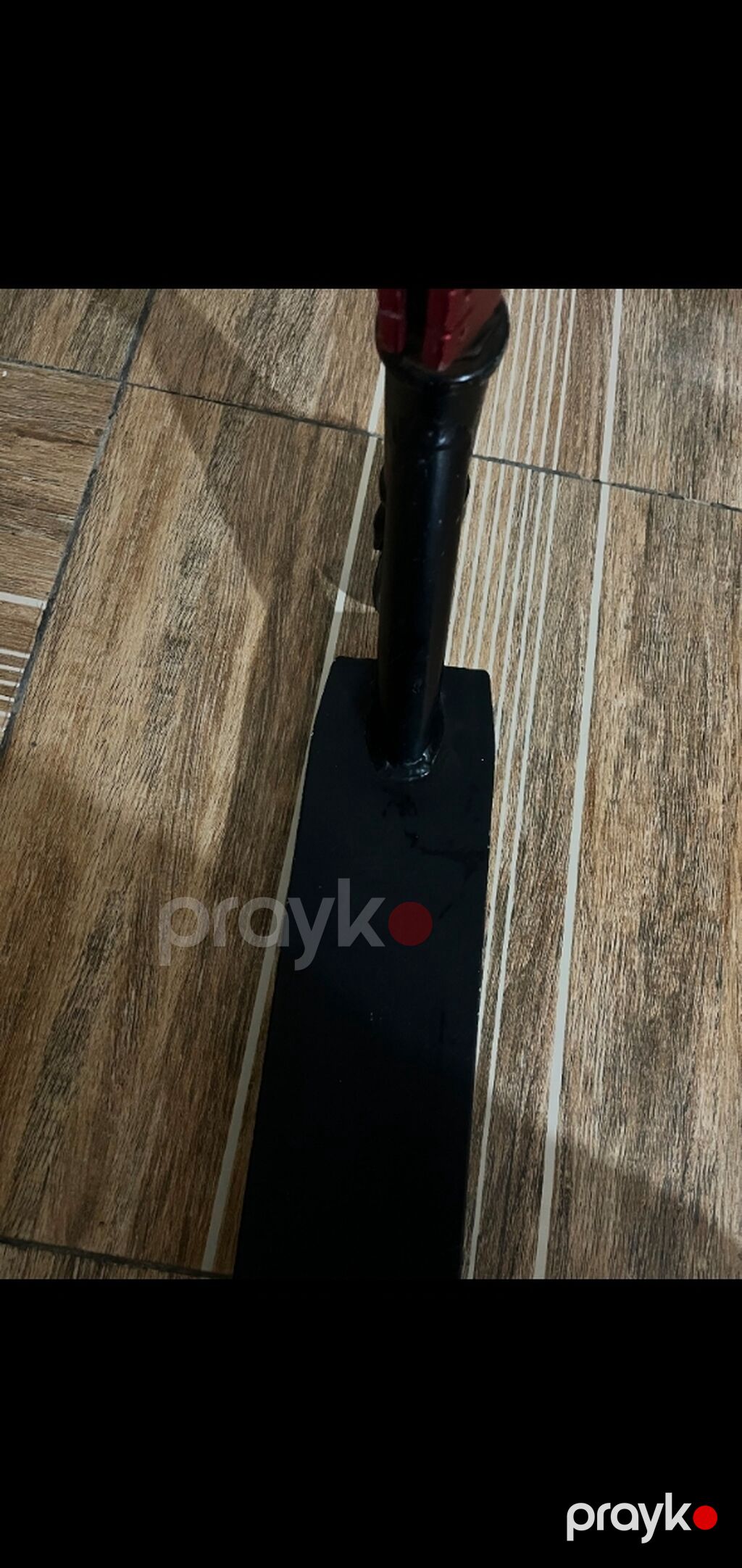 Şəhər skuteri – pro tipli - Rəng: tam qara, qırmızı sıxma klampi ilə — Skuterlər, Xırdalan (2)
