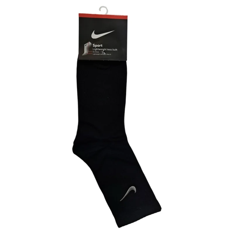 Corab Nike, uzun, qara, Nike loqolu, yüksək keyfiyyətli və rahat - WS1509 — Bakı