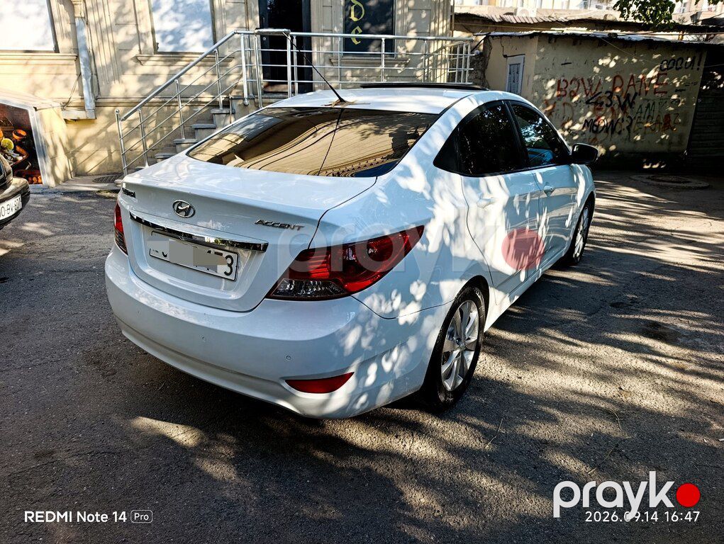 Hyundai Accent, 1.6 L, 2012 il, 189 580 km — Avtomobillər, Bakı (9)