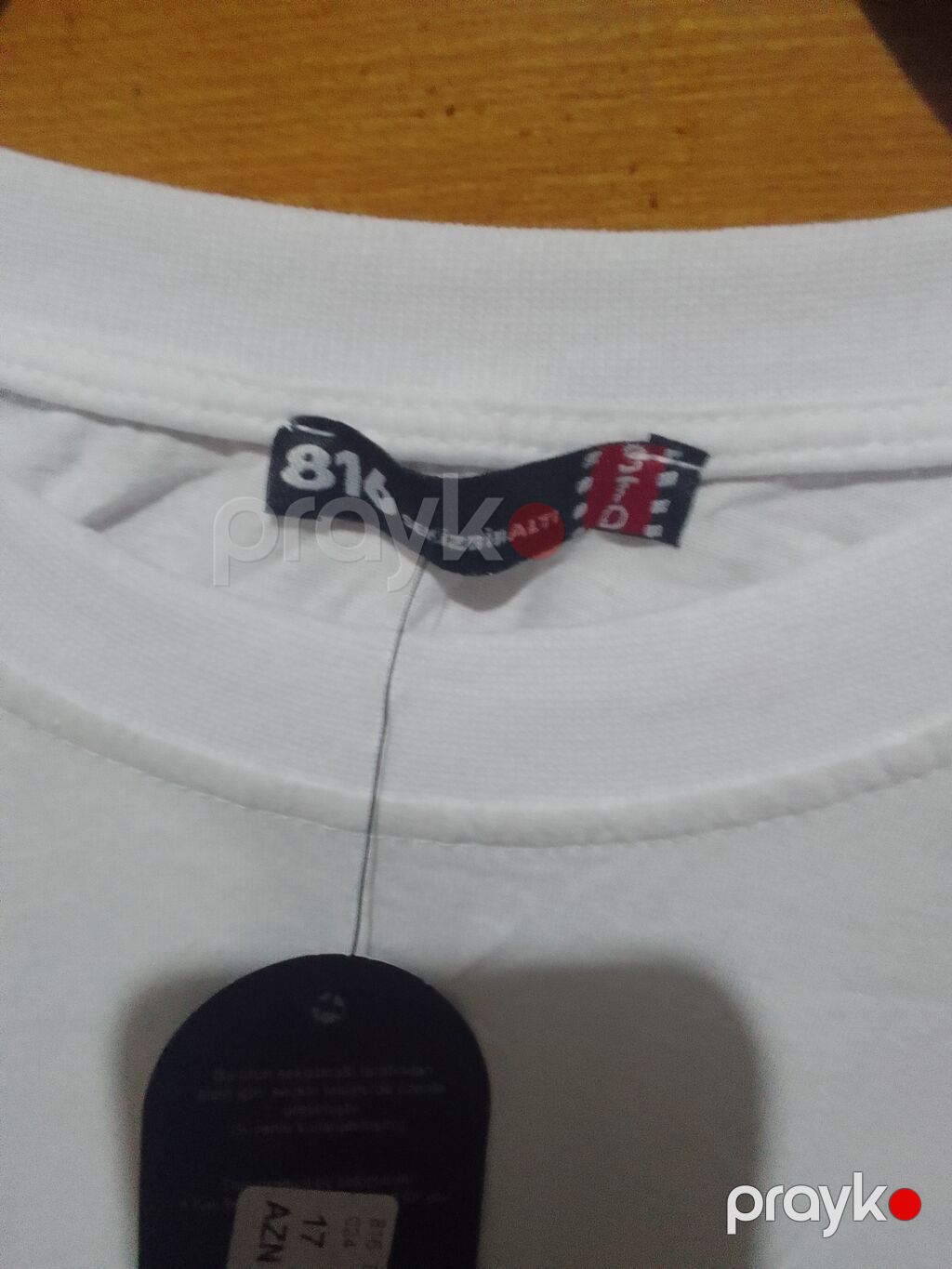 Futbolka, L, rəng - Ağ — Futbolka və polo, Digah (3)