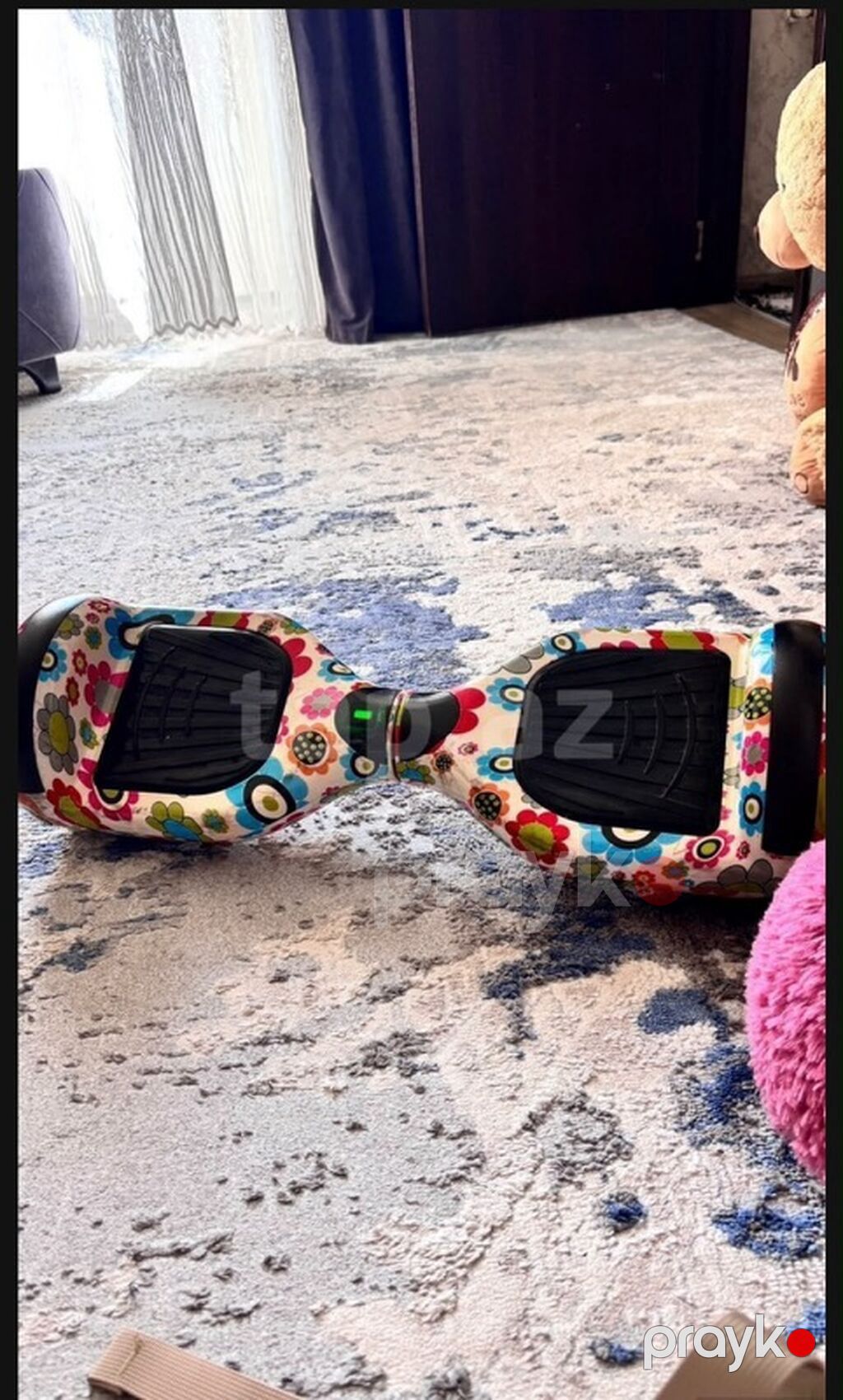 Rəngarəng naxışlı hoverboard (self-balancing skuter) - Təkər ölçüsü — Hiroskopler, Xırdalan (2)