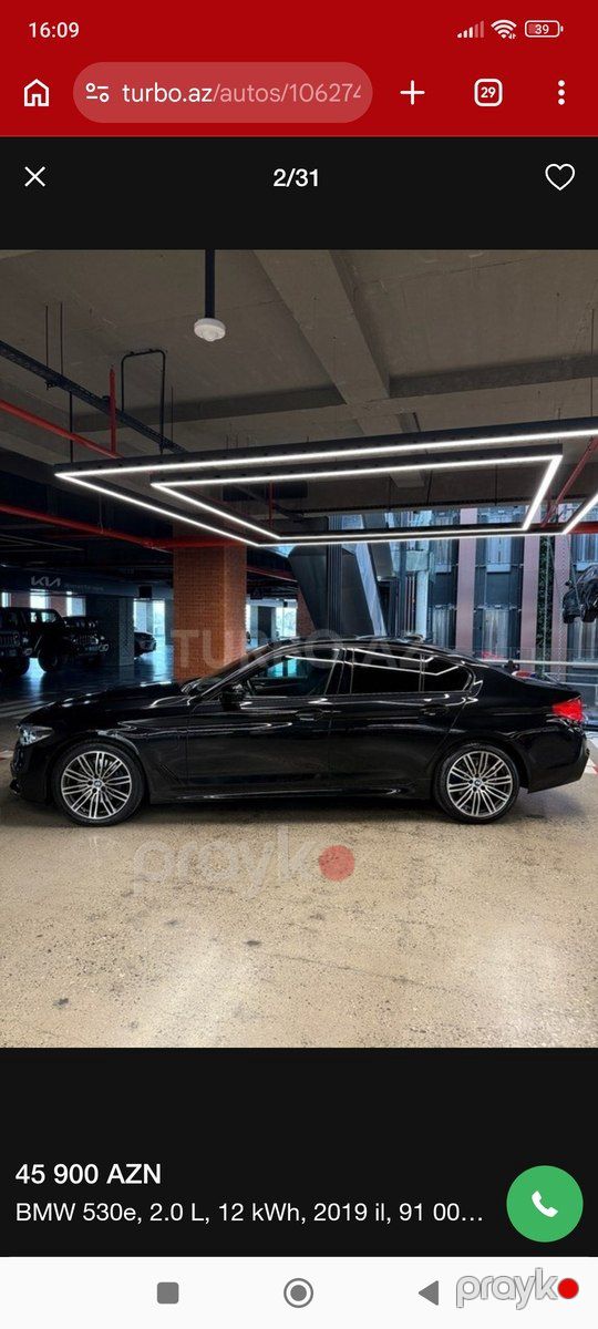 BMW 530, 2019 il — Avtomobillər, Bakı (2)