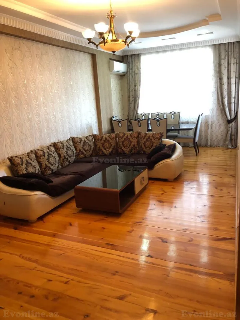 Kirayə verilir 3 otaqlı Mənzil Yeni tikili 120 m² Bakı, Nərimanov r., Nəriman Nərimanov m — Məlahət x.