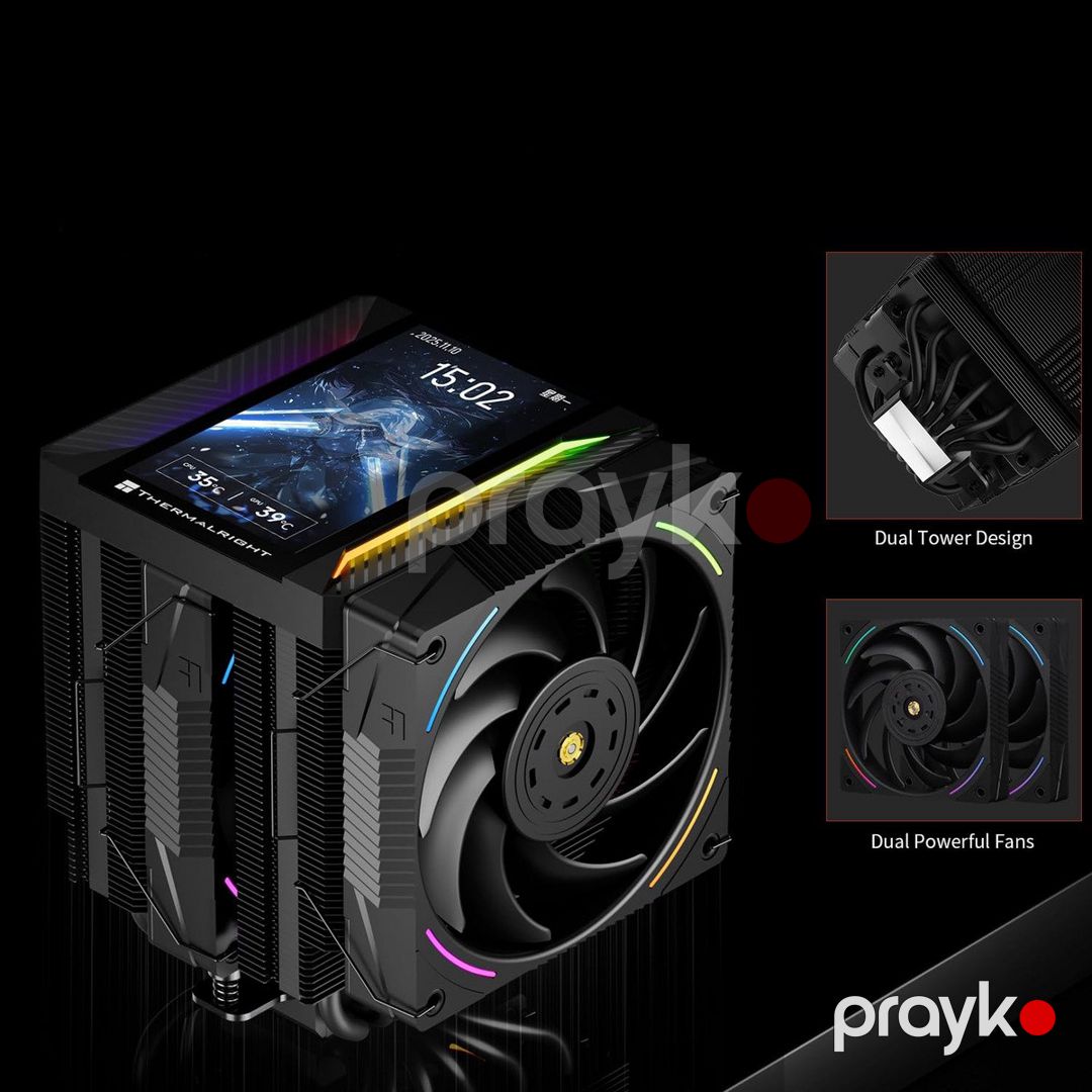CPU Cooler ThermalRight Assassin Peerless 120 Vision MAX Argb Black — Kompüterlər və noutbuklar, Bakı (2)
