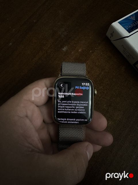 Apple Watch Series 8 Steel Gold 45mm — Bakı