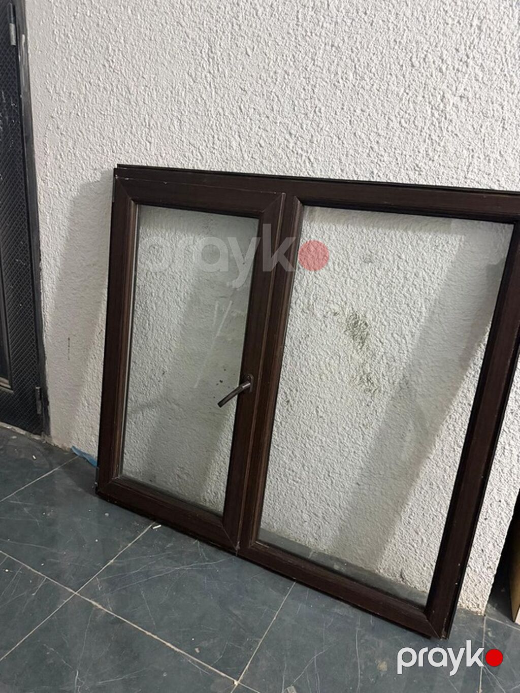 PVC plastik pəncərə çərçivəsi – iki bölməli, bir açılan qanadlı model — Pəncərələr, qapılar, balkonlar, Bakı (2)