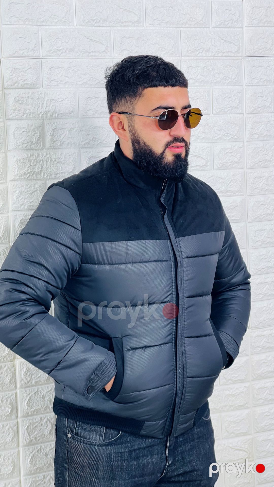 Kişilər üçün gödəkçə mir_06450, qara, polyester, ölçü 52 — Mallar, Bakı (3)