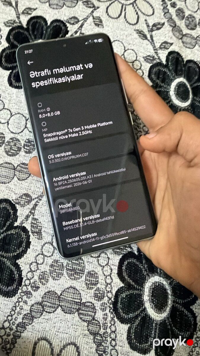 Xiaomi Redmi Note 14 Pro+ 5G Frost Blue 256GB/8GB — Smartfonlar, Bakı (6)