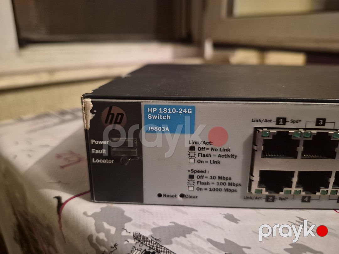 HP 1810-24G (J9803A) Switch – 24 Port Gigabit / 2 SFP — Şəbəkə və server avadanlığı, Bakı (4)