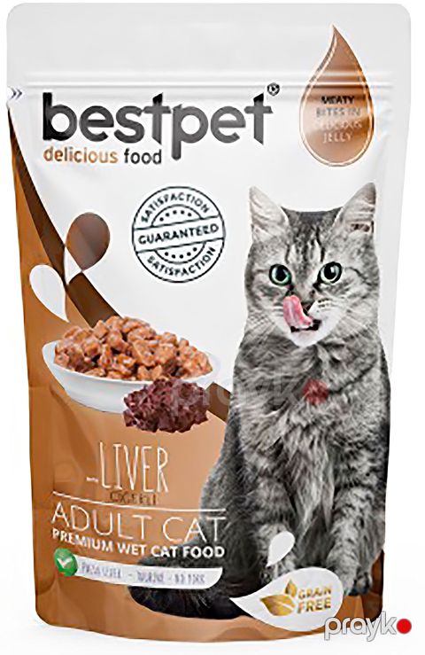 Bestpet Liver Adult Cat — Bakı
